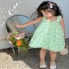 AGQT Baby Girls St. Patrick's Day Tutu Dress Tulle Princess Birthday Dresses for Toddler Ruffle Sleeveless Formal Party Gowns Light Green Size 18-24 Months view 4