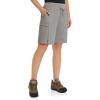 baleaf Women's Knee Length Shorts 9" Quick Dry Bermuda Cargo for Curvy Lightweight Long Shorts w Pockets Grey Size XL view 2