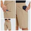 baleaf Women's Knee Length Shorts 9" Quick Dry Bermuda Cargo for Curvy Lightweight Long Shorts w Pockets Khaki Size XL view 3