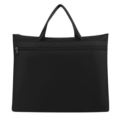 Canvas Document Bag with Handle Zipper File Bag Handle Business Briefcase Bag A4 File Organizer Organizer Handbag Briefcase