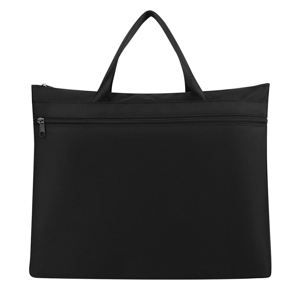 Canvas Document Bag with Handle Zipper File Bag Handle Business Briefcase Bag A4 File Organizer Organizer Handbag Briefcase