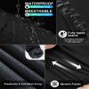 33,000ft Men's Rain Pants Waterproof Lightweight Breathable Golf Over Pants for Hiking Travel Cycling Outdoor Black view 3