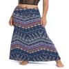 Urban CoCo Women's Stylish Spandex Comfy Fold-Over Flare Long Maxi Skirt (L, 16) view 3