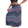 Urban CoCo Women's Stylish Spandex Comfy Fold-Over Flare Long Maxi Skirt (L, 16) view 4