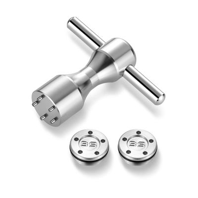 ROYMADE Golf Putter Weights 2pcs 5g/10g/15g/20g/25g/30g/35g/40g/45g with Wrench Kit Set Compatible with Titleist Scotty Cameron Putter Golf Accessory (2pcs 35g+Wrench)