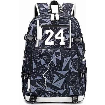 FANwenfeng Basketball Player KB24 Luminous Backpack Travel Backpack Fans Bag for Men Women (Style 9)