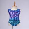 Daenrui Kids Girls Printed Sleeveless Ballet Dance Costume Gymnastics Leotard Athletic Unitards Activewear Fish Scales 16 Years view 3