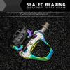 ROCKBROS Road Bike Pedals Colorful Clipless Bicycle Pedals with Cleats Set Compatible with SPD-SL System view 3