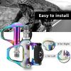 ROCKBROS Road Bike Pedals Colorful Clipless Bicycle Pedals with Cleats Set Compatible with SPD-SL System view 4