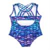 Daenrui Kids Girls Printed Sleeveless Ballet Dance Costume Gymnastics Leotard Athletic Unitards Activewear Fish Scales 10 Years view 2