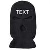 kstomize Personalized Customize Beanie Balaclava Mask Hat Womne Men Winter Masked Ski Cycling Hat with Embroidery Letters Text Name Logo (Area1) Black view 2