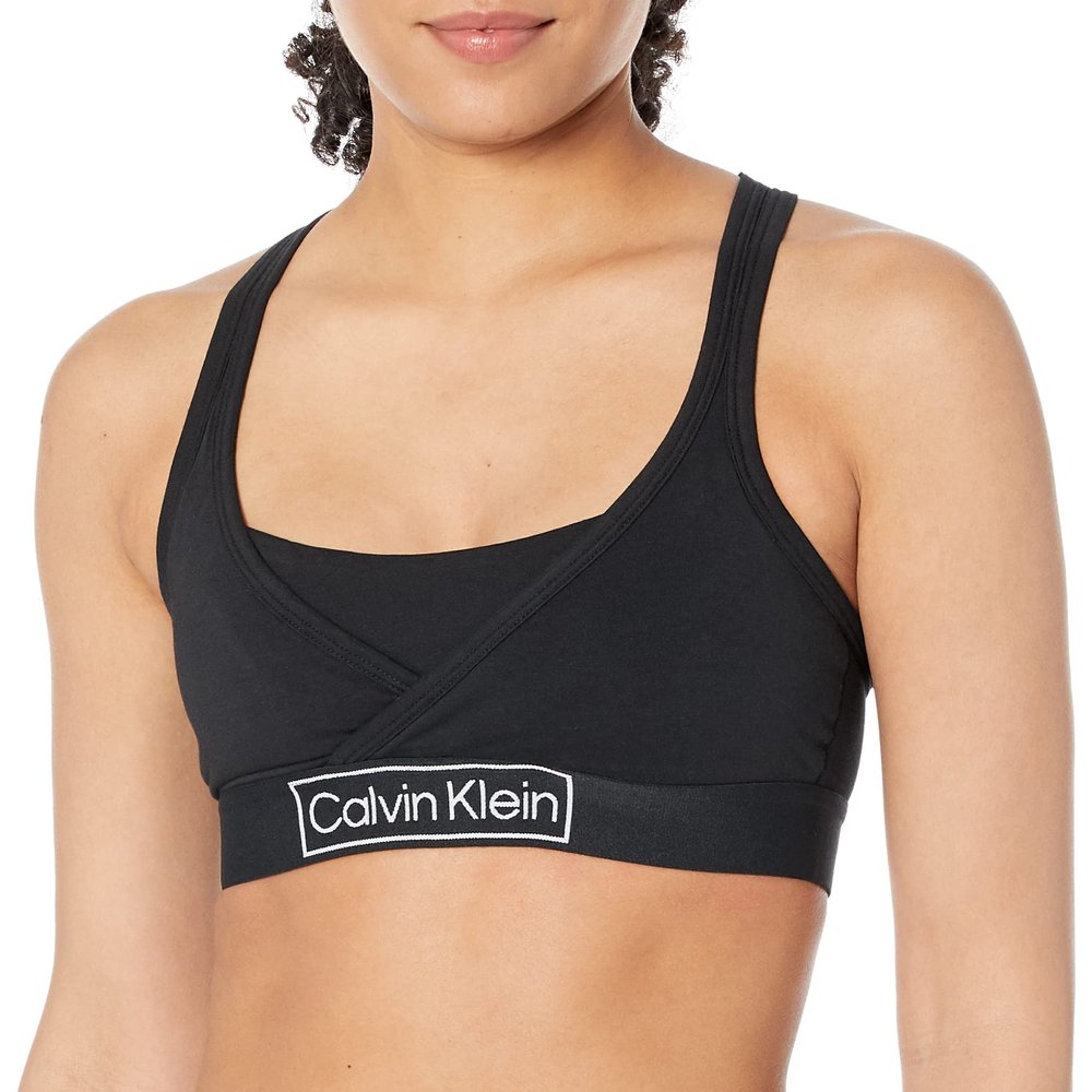 Calvin Klein Reimagined Heritage Maternity Unlined Bralette Black