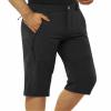 33,000ft Men's Hiking Golf Capri Pants 3/4 Cargo Quick Dry Lightweight Stretch Below Knee Shorts Pants Travel Casual Black view 2