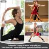 Geyoga Dance Shoe Covers Socks for Dancing on Smooth Floors over Sneakers Protecting Knee(4 Pairs,White, Light Gray, Dark Gray, Black) view 2