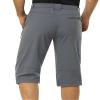 33,000ft Men's Hiking Golf Capri Pants 3/4 Cargo Quick Dry Lightweight Stretch Below Knee Shorts Pants Travel Casual Gray view 3