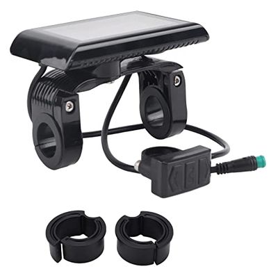 Alomejor Electric Scooter LCD Display, 36V 48V Compatible, High Clarity, Real-Time Data Monitoring, Compact Design, Easy Installation, Control Panel,