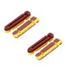 Carbon Rim Brake Pads, Cork and Carbon Compound, Compatible with Shimano All Road Bike Series Including Dura Race/Utegra / 105 and SRAM, Pack of 2 Pairs view 1