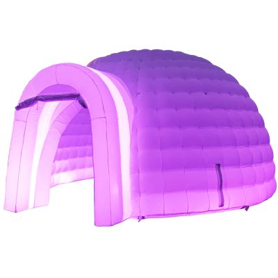 SAYOK 16.4ft Inflatable Igloo Dome Tent Inflatable House Tent Portable Night Club Party Tent Event Room for Club Party, Wedding, Show, Event and Exhibition