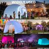 SAYOK 16.4ft Inflatable Igloo Dome Tent Inflatable House Tent Portable Night Club Party Tent Event Room for Club Party, Wedding, Show, Event and Exhibition view 3