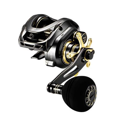DOVIELLO GKA300 Baitcaster Reels 9+1BB 20LB Drag Deep Spool Baitcasting Reel Super Smooth Single Power Handle 6.4High Speed Gear Ratio Saltwater Baitcaster Fishing Reel - Left Hand