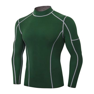 Men's Compression Shirts Long Sleeve Athletic Workout Tops Gym Undershirts Active Sports Baselayers