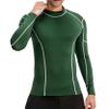 Men's Compression Shirts Long Sleeve Athletic Workout Tops Gym Undershirts Active Sports Baselayers view 2