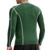 Men's Compression Shirts Long Sleeve Athletic Workout Tops Gym Undershirts Active Sports Baselayers 2-Dark Green G view 3
