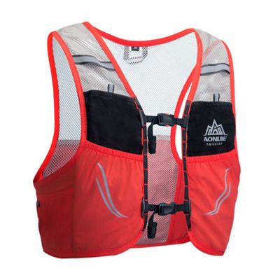 2.5L Hydration Backpack Vest Running Race Vest Breathable Lightweight Pack for Cycling Hiking Camping (Orange, M/L)