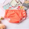 Moily Baby Girls Boys Swim Diapers Bloomer Button-up Washable Toddler Swimming Trunks Shorts Orange 9-12 Months view 3