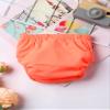 Moily Baby Girls Boys Swim Diapers Bloomer Button-up Washable Toddler Swimming Trunks Shorts Orange 9-12 Months view 4