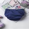 Moily Baby Girls Boys Swim Diapers Bloomer Button-up Washable Toddler Swimming Trunks Shorts Navy Blue 6-9 Months view 4