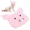 Baby Knitted Hat, No Fading Baby Hat Crochet Pig HatPractical for Photography() view 4