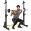 Arlopu Squat Rack Stand, Bench Press Rack, Barbell Rack, Adjustable Dumbbell Rack, Multi-Function Weight Lifting Home Gym, Fitness Exercise Equipment with Storages, Strength Training, for Beginners and Professional Use, 570lbs view 1