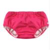 Moily Baby Girls Boys Swim Diapers Bloomer Button-up Washable Toddler Swimming Trunks Shorts Hot Pink 9-12 Months view 1