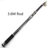 2.1M 2.4M 2.7M 3M 3.6M Carbon Telescopic Fishing Rod Rotating Rod Big Fishing Sea Rod Fishing Rod Fishing Supplies Surf Fishing Rod ZYHYD (Size : 3.6m) view 3