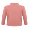 Hansber Baby Girls Boys Thermal Underwear Top Turtleneck T-Shirts Stretchy Long Sleeve Winter Baselayer Vest Pink 4-5 view 2