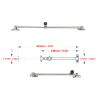 Boat Windshield Support Bar, Boat Hatch Spring Adjuster Soft Close Lid Support Boat Hatch Spring Support Stainless Steel Hatch Adjuster Boat Hatch Lid for Boat RV Yachts view 3
