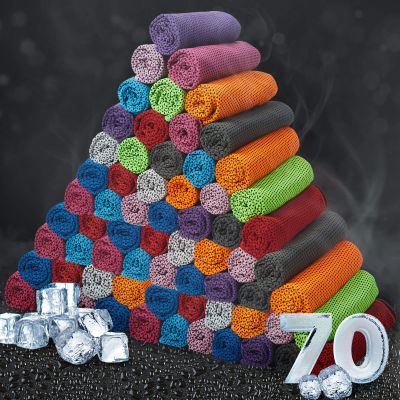 Honoson 30 Pcs Cooling Towel Bulk - Neck & Face Cool Chilly Towels Microfiber Breathable Sport Sweat Rag for Gym, Yoga, Travel, Camping, Running, Outdoor (Multicolor)