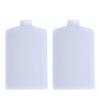 Mt. Sun Gear SportFlask Fighter Pilot Flask Great for Concerts, Fishing, Skiing, Backpacking, Hiking - 16oz US Military Issue Plastic Flask BPA Free Made in USA (Natural Pack of 2) view 1
