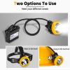 Rechargeable LED Mining Headlamp Hard Hat Light  Explosion-Proof Waterproof Underground Safety Cap Lamp, Bright Headlight for Miners, Hunting, Camping, Fishing, Hiking, Outdoor Work Lighting view 3