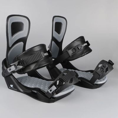 NC Snowboard BIndings,Adult Snowboard Binding Equipment (Black, S)
