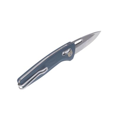 SOG One-Zero XR Easy-Opening Daily Carry Folding Knife with Aircraft-Grade Aluminum Handle | CRYO CPM S35VN Steel Blade, Smoke Gray/Chrome