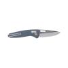 SOG One-Zero XR Easy-Opening Daily Carry Folding Knife with Aircraft-Grade Aluminum Handle | CRYO CPM S35VN Steel Blade, Smoke Gray/Chrome view 4