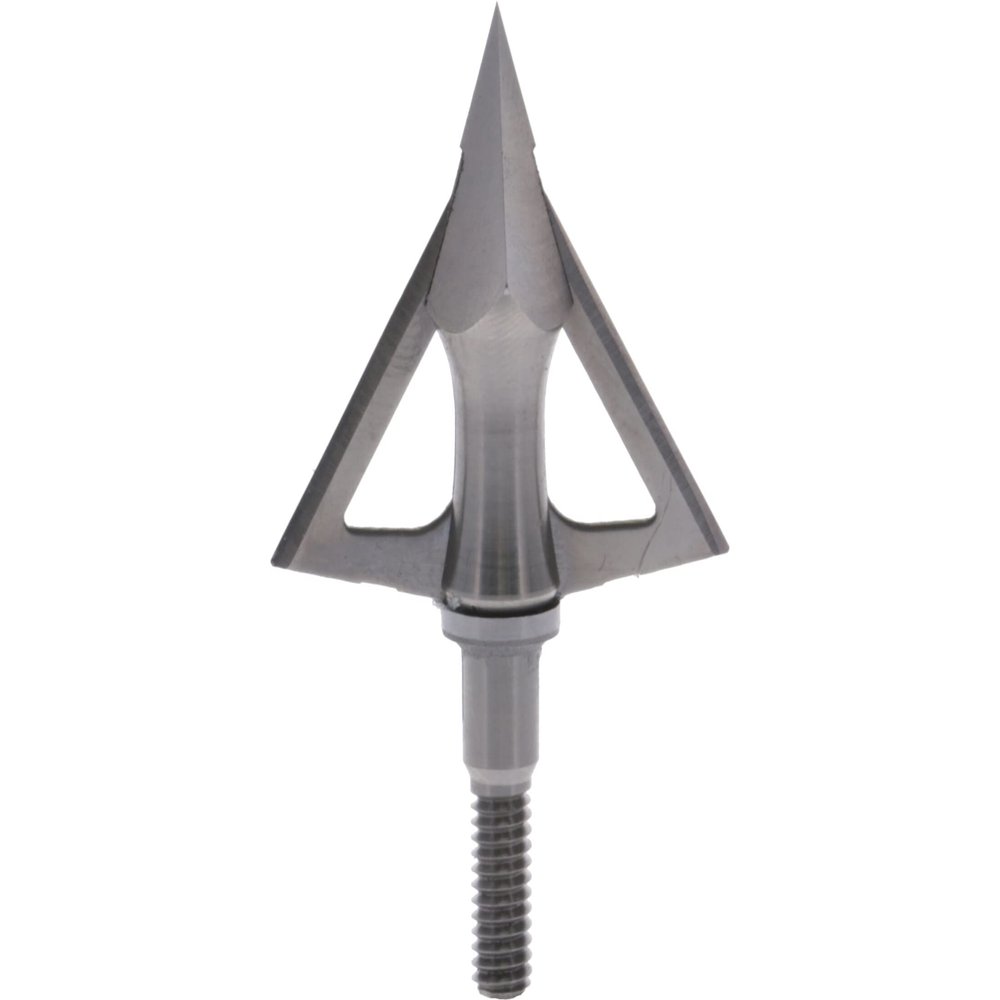 New Archery Products Endgame 2-Blade 100 Grain Titanium Razor-Sharp Fixed Blade Arrow Broadheads for Compound Bows (3 Pack)