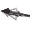 New Archery Products Endgame 2-Blade 100 Grain Titanium Razor-Sharp Fixed Blade Arrow Broadheads for Compound Bows (3 Pack) view 2