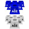 CornholeAce Cornhole Airmail Box Bag Pong - 12 Airmail Boxes (6 Blue & 6 White) - The Ultimate Game Play Experience view 1