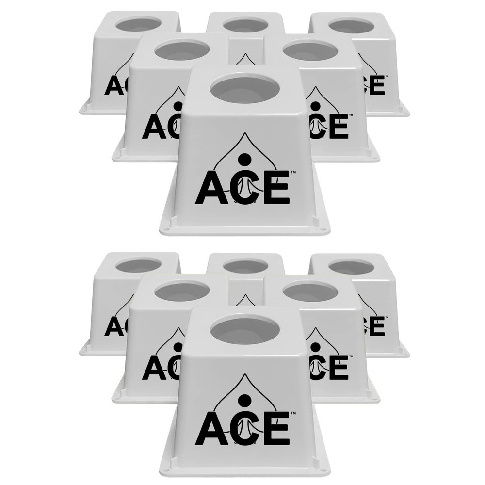 Cornhole Airmail Box Bag Pong - 12 White Airmail Boxes - The Ultimate Cornhole Bag Pong Game Play Experience