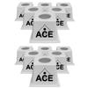 Cornhole Airmail Box Bag Pong - 12 White Airmail Boxes - The Ultimate Cornhole Bag Pong Game Play Experience view 1