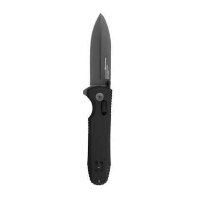 SOG Pentagon XR LTE Lightweight Professional Ambidextrous Folding Knife | 3.66" CTS XHP Steel Blade | XR Locking Mechanism, Black/Graphite