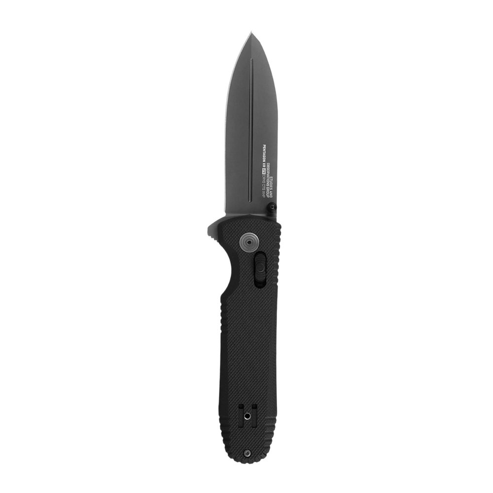 SOG Pentagon XR LTE Lightweight Professional Ambidextrous Folding Knife | 3.66" CTS XHP Steel Blade | XR Locking Mechanism, Black/Graphite